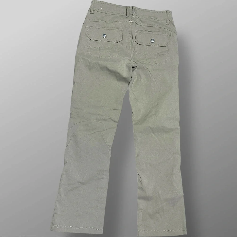 prAna Halle Hiking Pants Womens Sz 4 Short Roll Up Capri Original Stretch Zion - Picture 5 of 10